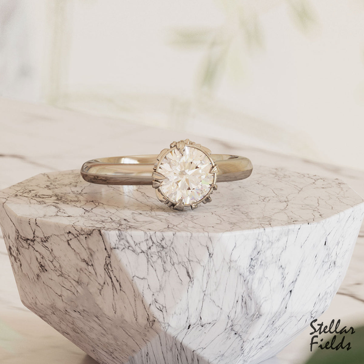Modern-Nature-Inspired-Bezel-Engagement-Ring-14k-white-gold