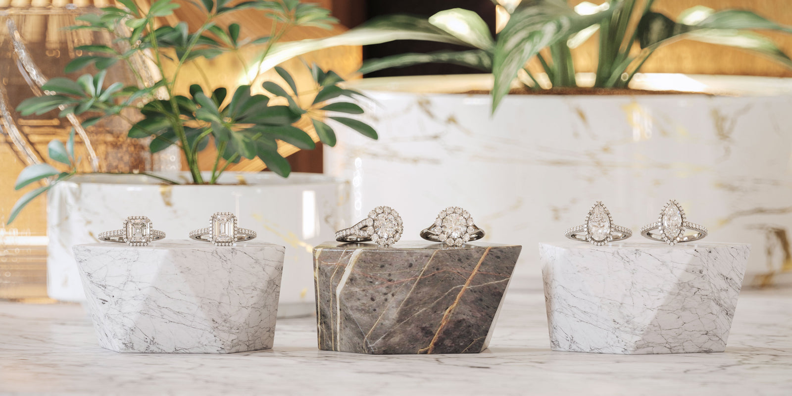 Custom Halo Diamond Engagement Ring