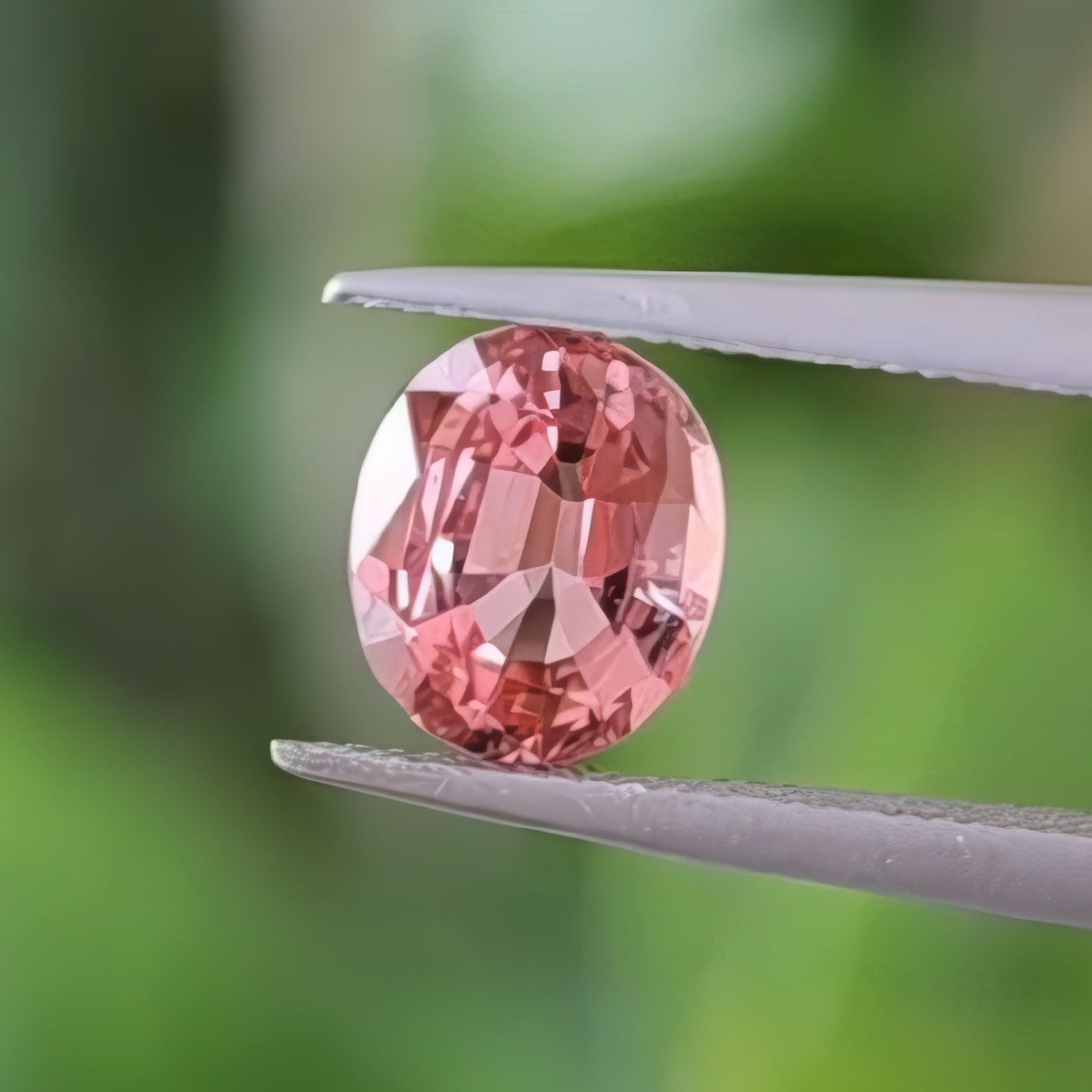 Oval Padparadscha Sapphire Natural Mined Stellar Fields Jewelry
