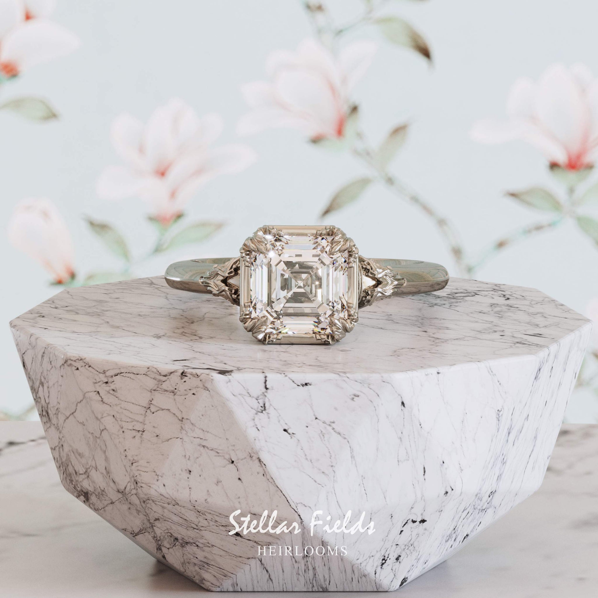Square diamond wedding ring 60 photos - Astyledwedding.com