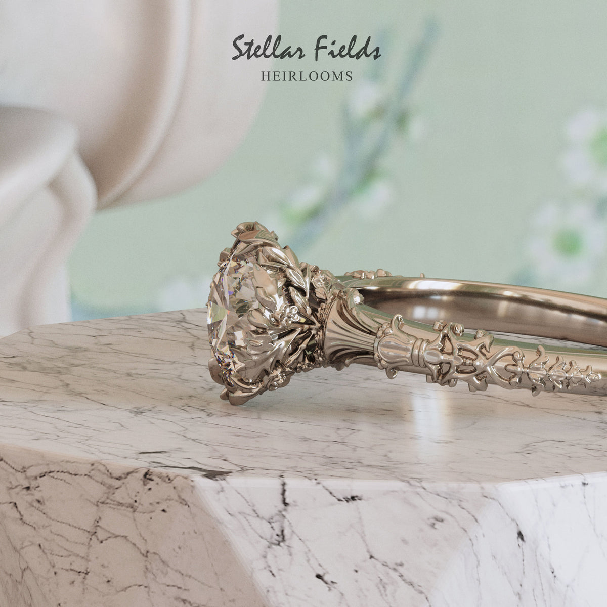 Unique Diamond Engagement Ring