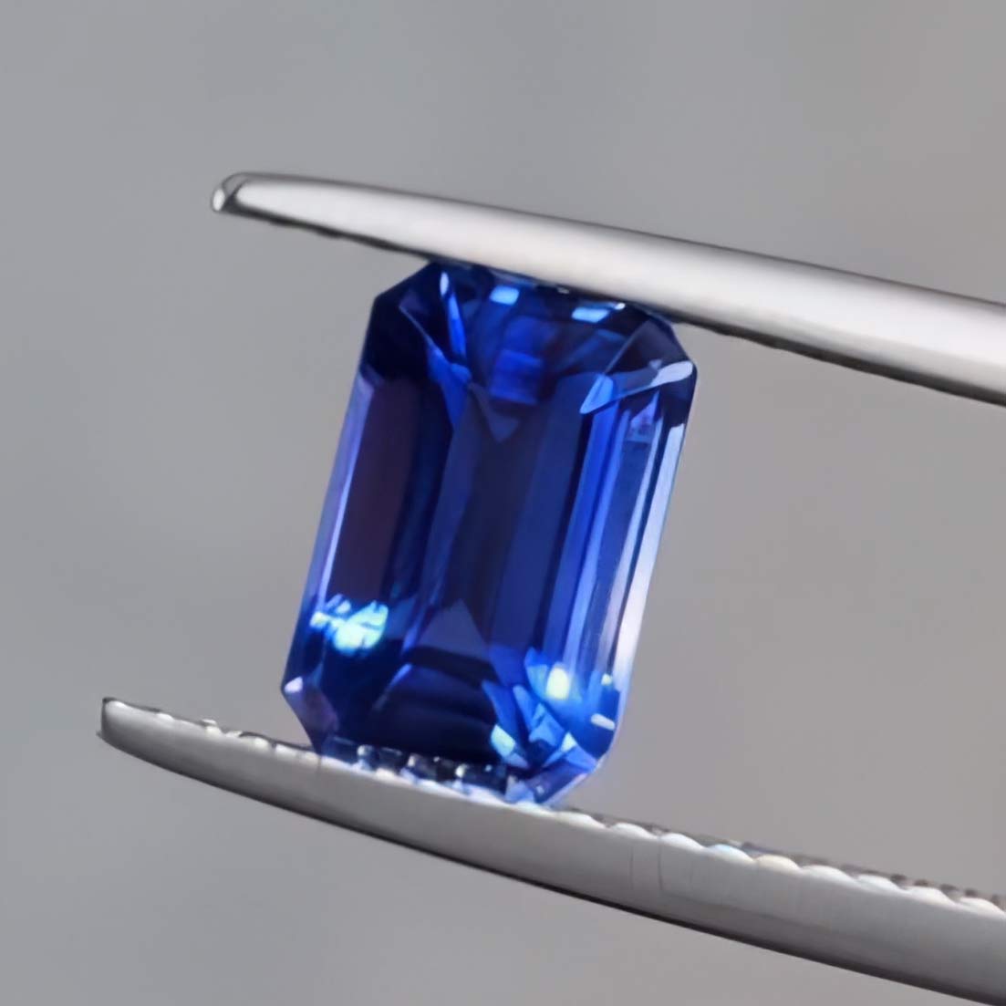 Natural Blue Sapphire 2.53ct Emerald Cut