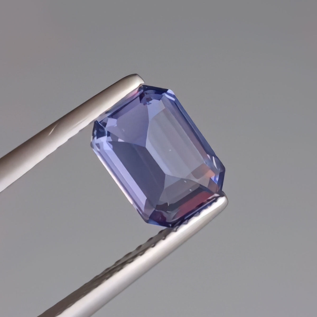 Purple Sapphire 2.53ct Emerald Cut Violet Natural