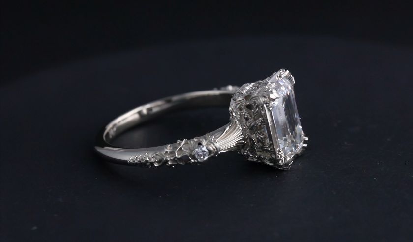 Custom Order Deo - Elenore Engagement Ring with Natural Sapphire - Payment 1 of 2