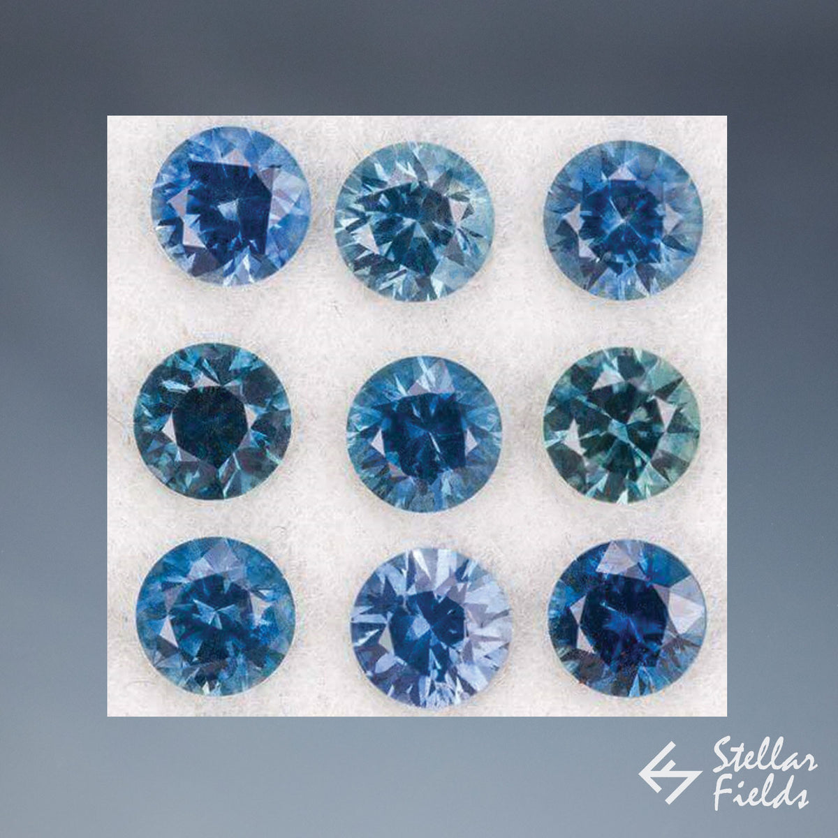 Natural Blue Montana Sapphire Stellar Fields Jewelry